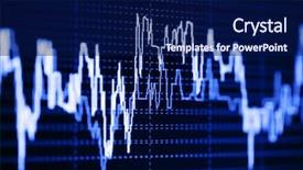  Presentation with financial management - PPT theme enhanced with fund management - financial graphs on the computer background and a navy blue colored foreground