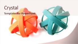  Presentation with artificial intelligence white - Colorful presentation enhanced with fund raising - silicone wristband bracelets on white backdrop and a  colored foreground