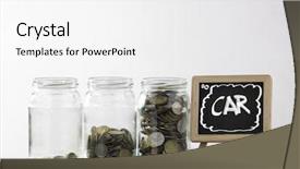  Presentation with hall of fame words - Presentation theme enhanced with funding transportation - blackboard with words car background and a white colored foreground