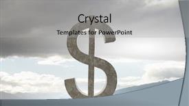  Presentation with deposit - Cool new PPT theme with funding transportation - safe deposit symbol mixed media backdrop and a  colored foreground