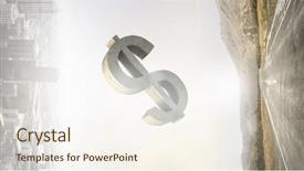  Presentation with deposit - Beautiful presentation featuring funding transportation - safe deposit symbol mixed media backdrop and a  colored foreground