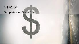  Presentation with deposit - Slide set consisting of funding transportation - safe deposit symbol mixed media background and a  colored foreground