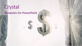  Presentation with deposit - Amazing PPT theme having funding transportation - safe deposit symbol mixed media backdrop and a  colored foreground