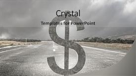  Presentation with deposit - Beautiful PPT layouts featuring funding transportation - safe deposit symbol mixed media backdrop and a  colored foreground