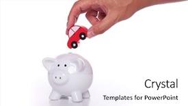  Presentation with now - Slides with funding transportation - start saving now for your background and a white colored foreground