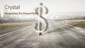  Presentation with investments - Slide set having funding transportation - your money investments background and a  colored foreground