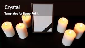  Presentation with mourning - Presentation having  background and a  colored foreground