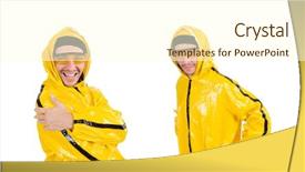  Presentation with modern eye glasses on yellow - Beautiful presentation theme featuring funky music montage - modern dancer in yellow dress backdrop and a  colored foreground