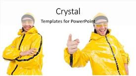  Presentation with yellow - Cool new presentation with funky music montage - modern dancer in yellow dress backdrop and a  colored foreground