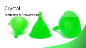  Presentation with funnel - Presentation having funnel background and a white colored foreground