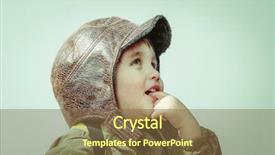  Presentation with cute - Theme with funny child dressed in militar background and a tawny brown colored foreground