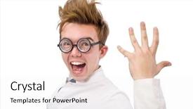  Presentation with brown sugar isolated on white - Presentation theme consisting of funny doctor isolated on white background and a white colored foreground