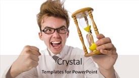  Presentation with octopus on isolated white - Cool new PPT theme with funny doctor isolated on white backdrop and a coral colored foreground