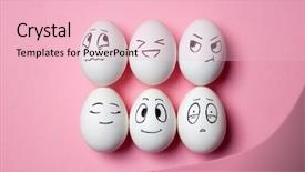  Presentation with facial - Audience pleasing theme consisting of funny easter eggs with facial backdrop and a lemonade colored foreground