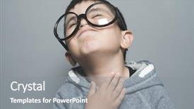  Presentation with anguish - Presentation design enhanced with funny faces boredom worry anguish background and a gray colored foreground