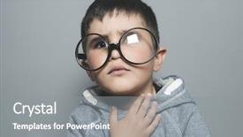  Presentation with anguish - Amazing presentation theme having funny faces boredom worry anguish backdrop and a gray colored foreground