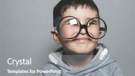  Presentation with anguish - Presentation consisting of funny faces boredom worry anguish background and a gray colored foreground