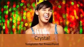  Presentation with birthday cake - Beautiful PPT layouts featuring  backdrop and a  colored foreground