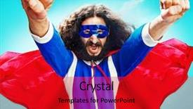  Presentation with mighty mississippi in new orleans - Slide set consisting of funny guy as a mighty background and a crimson colored foreground