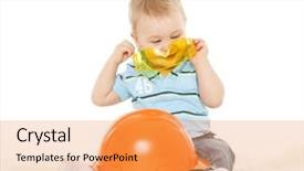  Presentation with yellow orange - PPT theme consisting of  background and a  colored foreground