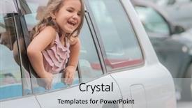  Presentation with young children playing - Presentation design having children crashed - outdoor portrait of young happy background and a  colored foreground