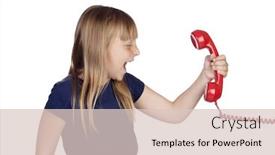  Presentation with funny - Colorful theme enhanced with funny-little-girl-shoutin-whit backdrop and a lemonade colored foreground