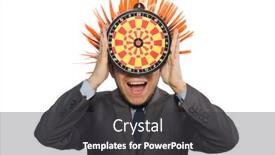  Presentation with funny - Cool new PPT layouts with funny-man-with-mohawk-hairstyle backdrop and a dark gray colored foreground