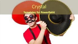  Presentation with frames isolated on white brown - Audience pleasing slides consisting of funny-mexican-isolated backdrop and a tawny brown colored foreground