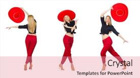  Presentation with mexican - Beautiful PPT layouts featuring funny mexican with sombrero hat backdrop and a coral colored foreground