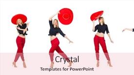  Presentation with mexican - Beautiful slide deck featuring funny mexican with sombrero hat backdrop and a coral colored foreground