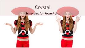  Presentation with mexican - Beautiful presentation design featuring funny mexican with sombrero backdrop and a lemonade colored foreground