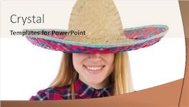  Presentation with mexican - Audience pleasing slide deck consisting of funny-mexican-with-sombrero backdrop and a lemonade colored foreground