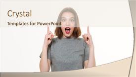  Presentation with isolated paw prints over white - Beautiful slides featuring funny welcome - image of excited young caucasian backdrop and a sky blue colored foreground