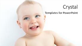  Presentation with children child kid joy faith - Presentation with funy - adorable smiling kid portrait background and a white colored foreground