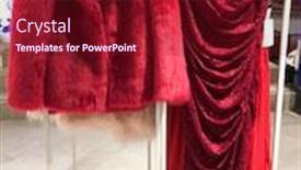  Presentation with coats - Theme having fur-coats-with-different-sundress background and a tawny brown colored foreground