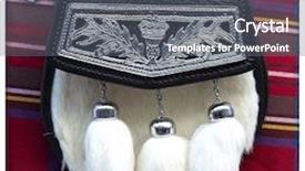  Presentation with tartan - Amazing PPT theme having fur on a red tartan backdrop and a  colored foreground