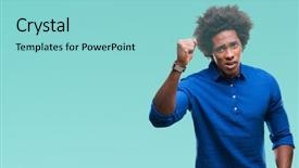  Presentation with sun rising over north america - Cool new slides with furious while shouting with anger backdrop and a  colored foreground