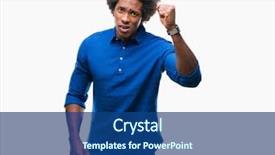  Presentation with sun rising over north america - Presentation theme with furious while shouting with anger background and a  colored foreground