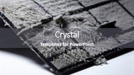  Presentation with flat - Beautiful PPT theme featuring furnace - flat panel fiberglass filters backdrop and a gray colored foreground