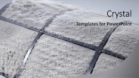  Presentation with furnace - Slide set with furnace - flat panel fiberglass filters background and a light gray colored foreground