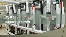  Presentation with furnace - Audience pleasing PPT layouts consisting of furnace - interior of independent modern gas backdrop and a gray colored foreground