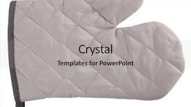  Presentation with classic bussines - Theme having furnaces - oven glove grey mitt classic background and a light gray colored foreground