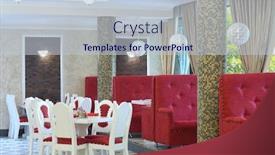  Presentation with decoration - Presentation featuring furniture-and-decoration-of-restaurant background and a lemonade colored foreground