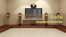  Presentation with definition - Audience pleasing presentation design consisting of furniture digitally created and high backdrop and a tawny brown colored foreground