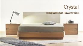  Presentation with furniture design - Slide set consisting of furniture line modern design straight background and a cream colored foreground