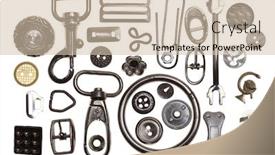  Presentation with elements - Amazing PPT layouts having furniture-metal-elements-collection-isolated backdrop and a soft green colored foreground