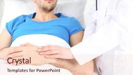  Presentation with nursing - Cool new PPT theme with furniture nursing home - doctor with patient in room backdrop and a  colored foreground