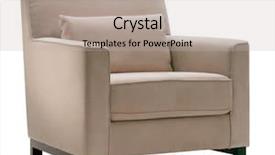  Presentation with furniture - Audience pleasing presentation theme consisting of furniture backdrop and a light gray colored foreground
