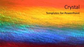  Presentation with fusion - Presentation theme enhanced with fusion power - vivid rainbow colors blur background and a  colored foreground