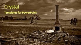  Presentation with over come challanges - Colorful presentation design enhanced with futile - huff n puff - sepia backdrop and a  colored foreground